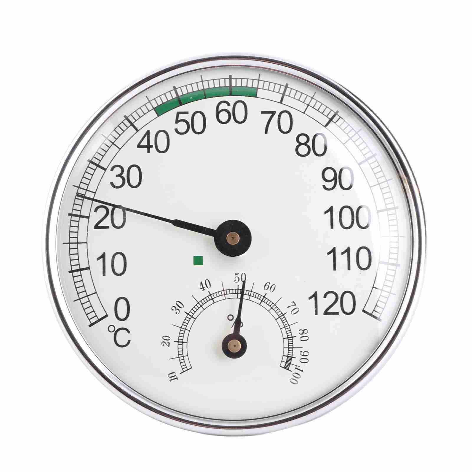 Thermo Hygrometer 2 in 1 0‑120 degrees C Sauna Room Thermometer High Accuracy Clear Scale Mechanical Indoor