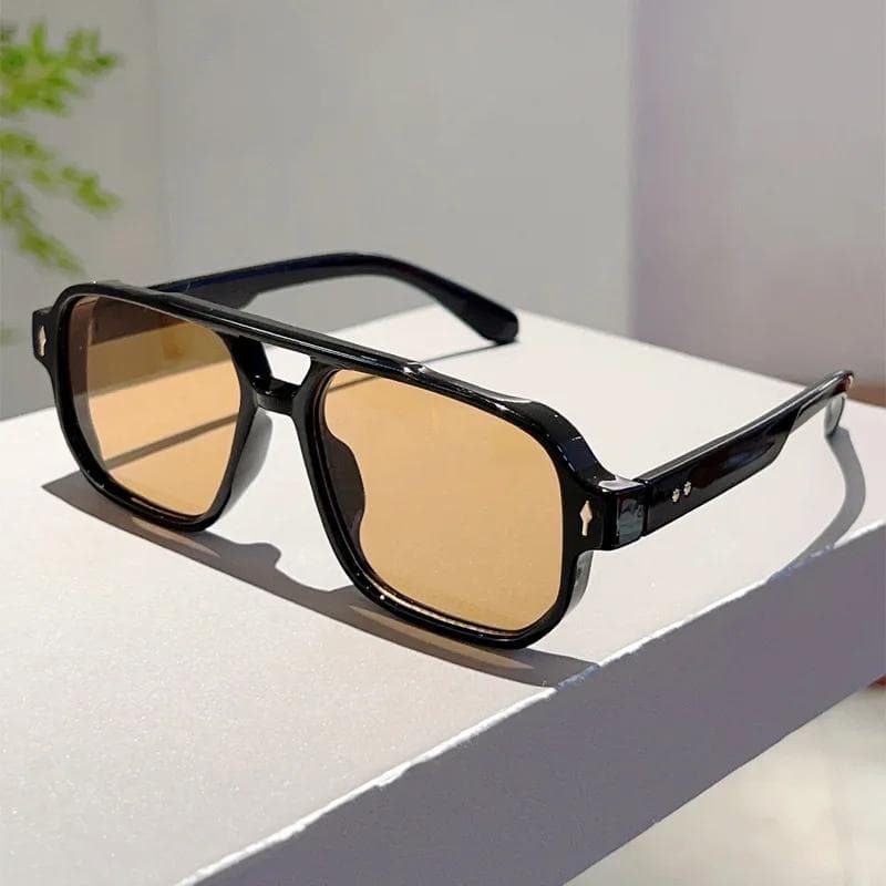 Men's New Ultra-lightweight Fashion Sunglasses Women's Outdoor UV400 Retro Anti-ultraviolet Driving Travel Essential Sun Glasses