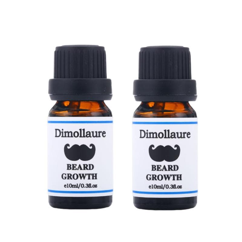 Beard Growth Oil Whiskers Essence Mustache Maintainance Styling Hair Liquid Pilatory Ginger Oil 2PC