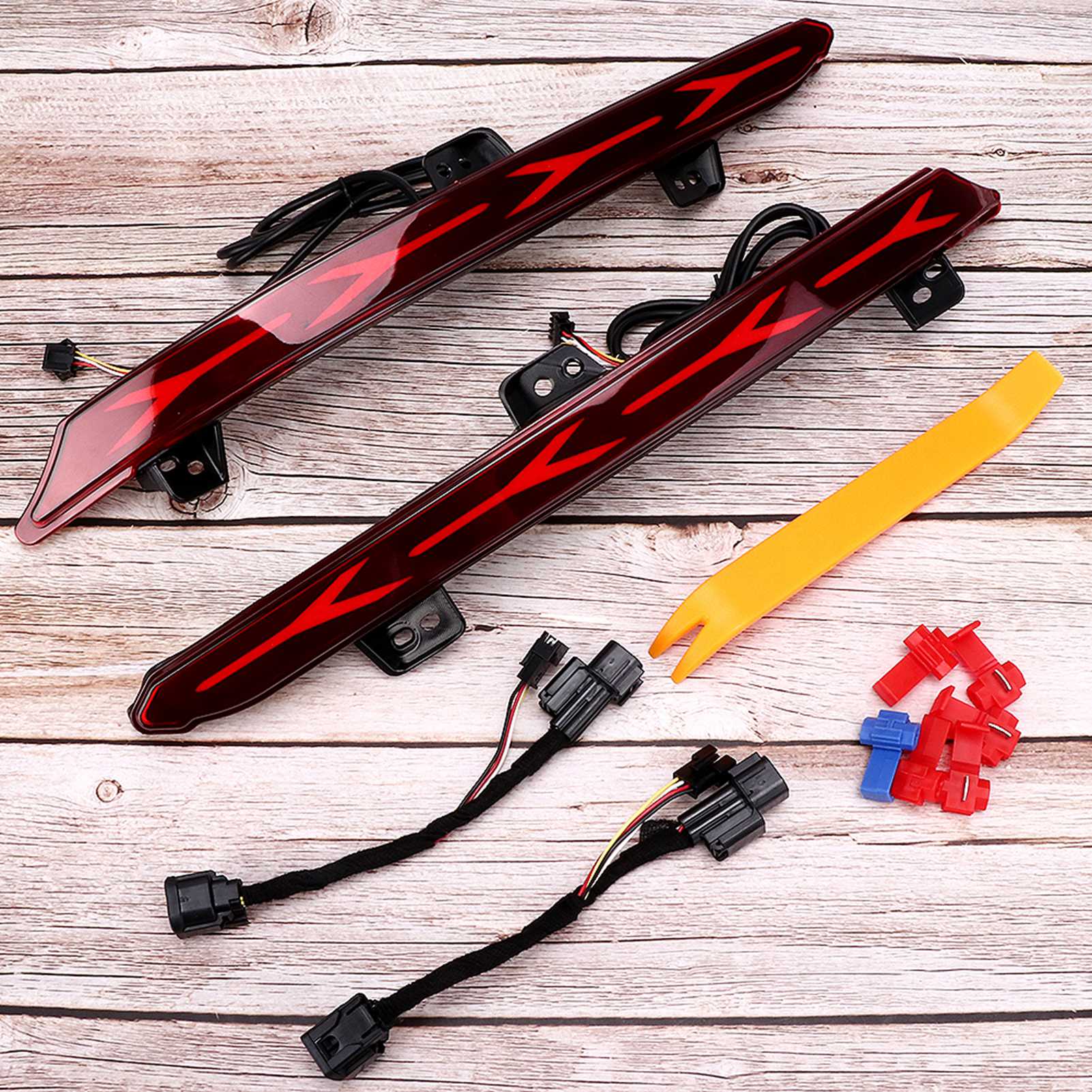 Bright LED Car Bumper Reflector Brake Light Fit for Honda Accord 20182020