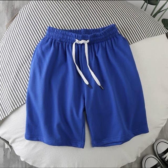 New Summer Men Mesh Gym Bodybuilding Casual Loose Shorts Joggers outdoors fitness beach Short Pants Male Brand Sweatpant M-5XL XXXXL blue