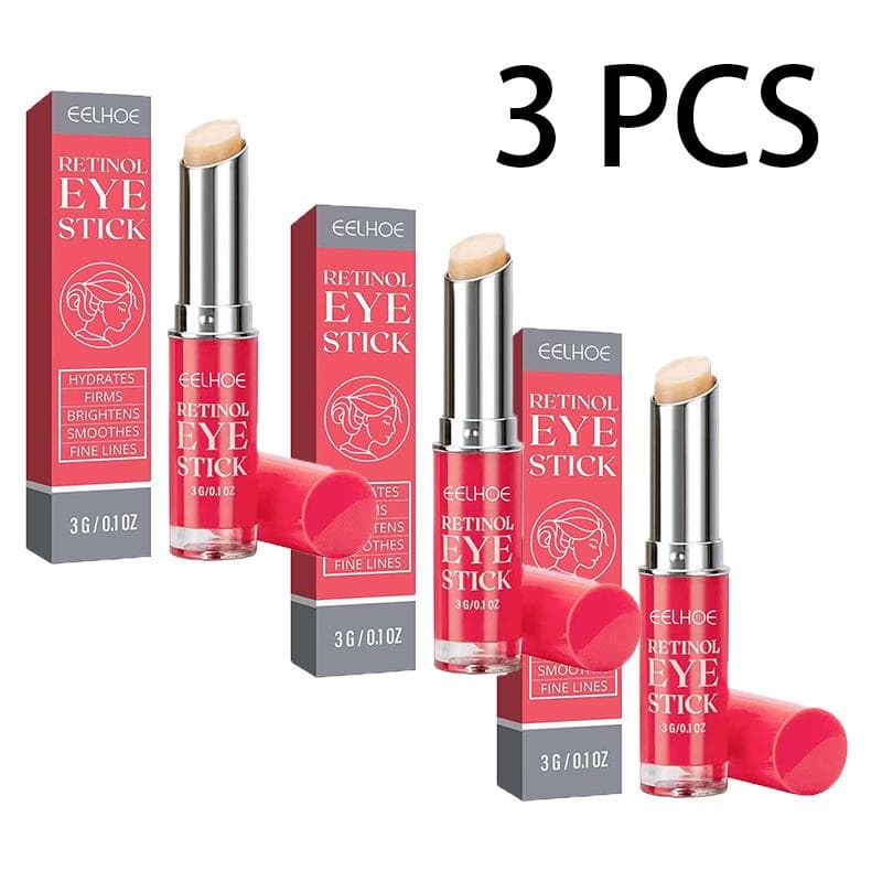 EELHOE Retinol Eye Cream Stick, Anti-Aging Eye Cream, Brightening Eye Cream Reduce Fine Lines and Dark Circles
