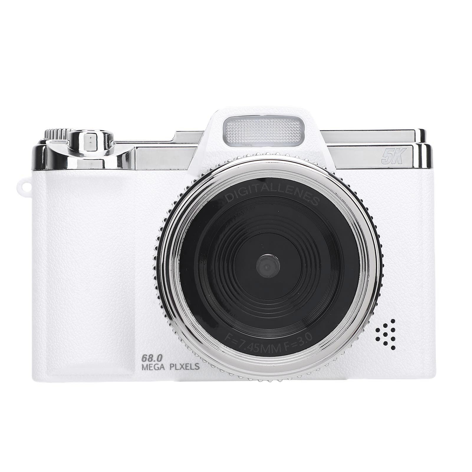 Digital Camera 64MP Pixels 5K HD 16x Zoom AF Autofocus Retro Compact Vlog Travel Vlog Camara