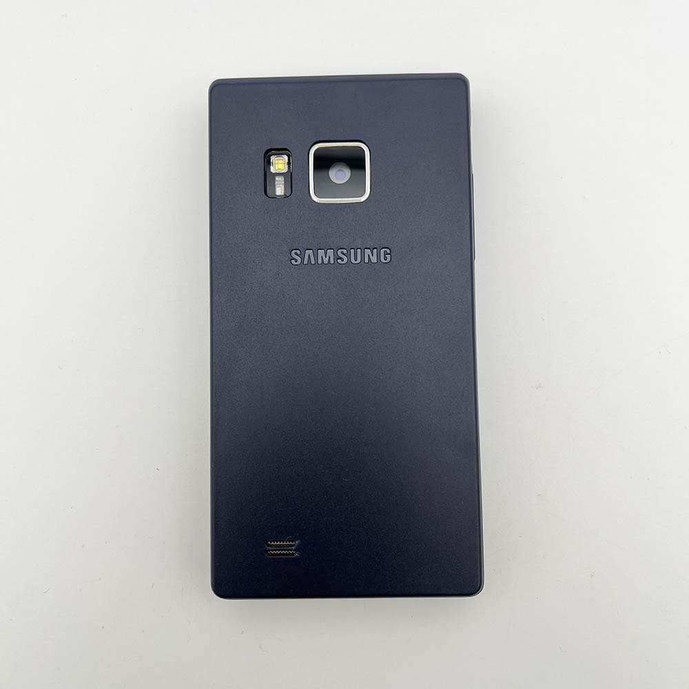 Refurbished Samsung Original Samsung G9198 3.9Inches 2GB RAM 16GB ROM LTE 4G 16MP Camera Android Flip Smartphone With Dual SIM simple set blue