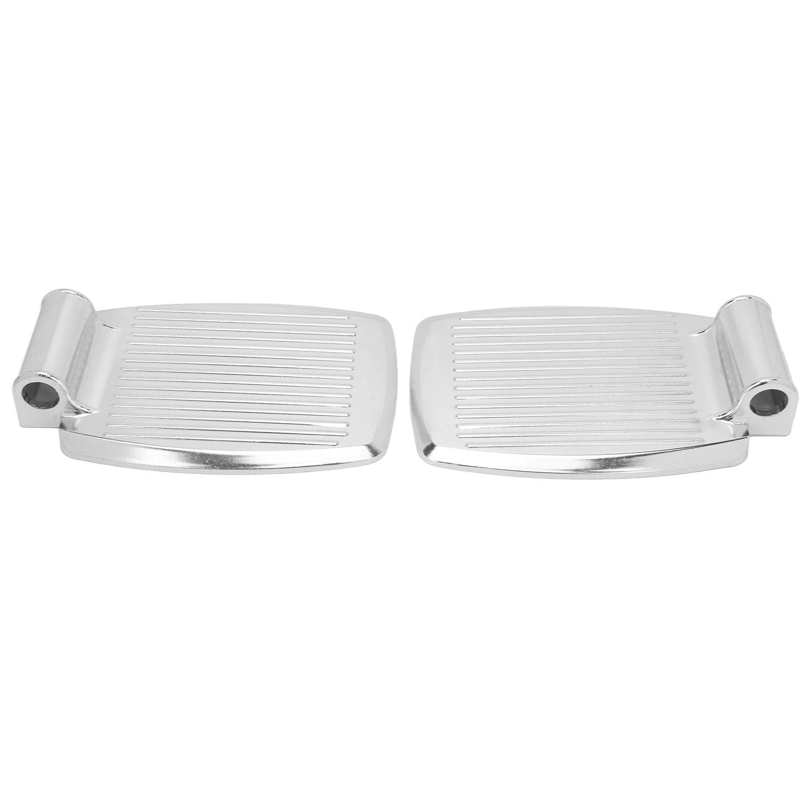 2pcs Wheelchair Footrests Aluminum Alloy Replacement Wheelchair Footplate Pedal Accessory Striped