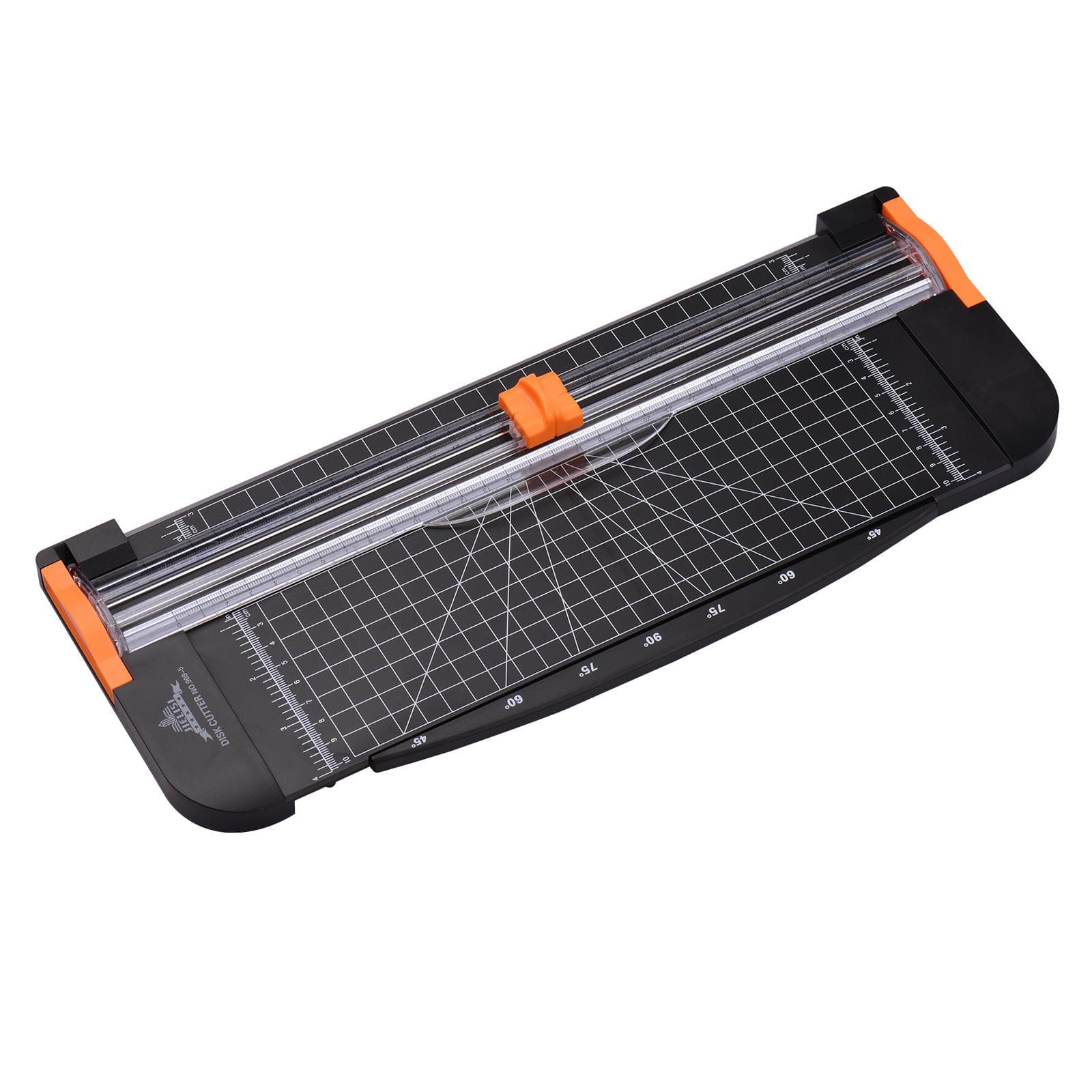 JIELISI A4 Portable Paper Trimmer Paper Cutter Cutting Machine 12.2 Inch Cutting Length for Craft black