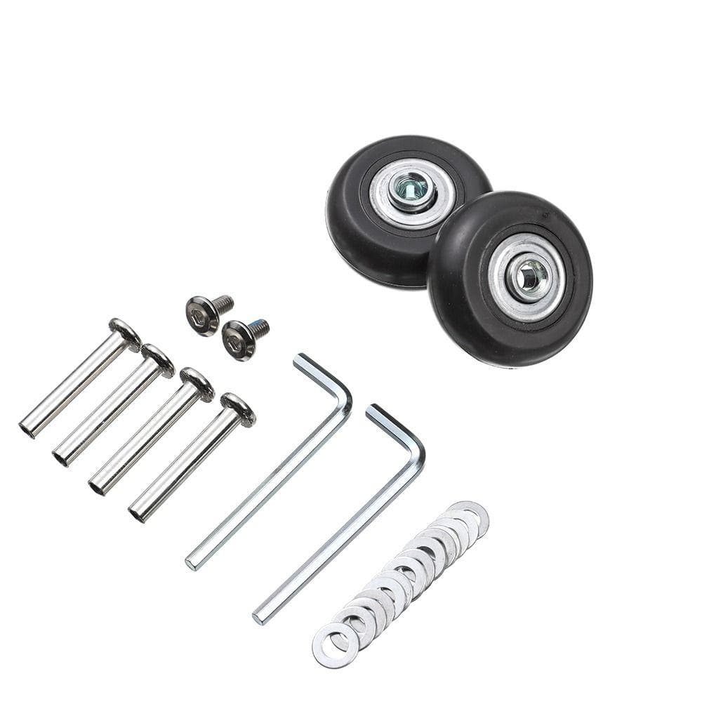 With Screw Caster Wheel Repair Kit Suitcase Parts Axles Replace Wheels Travel Luggage Wheels 45mm*23mm