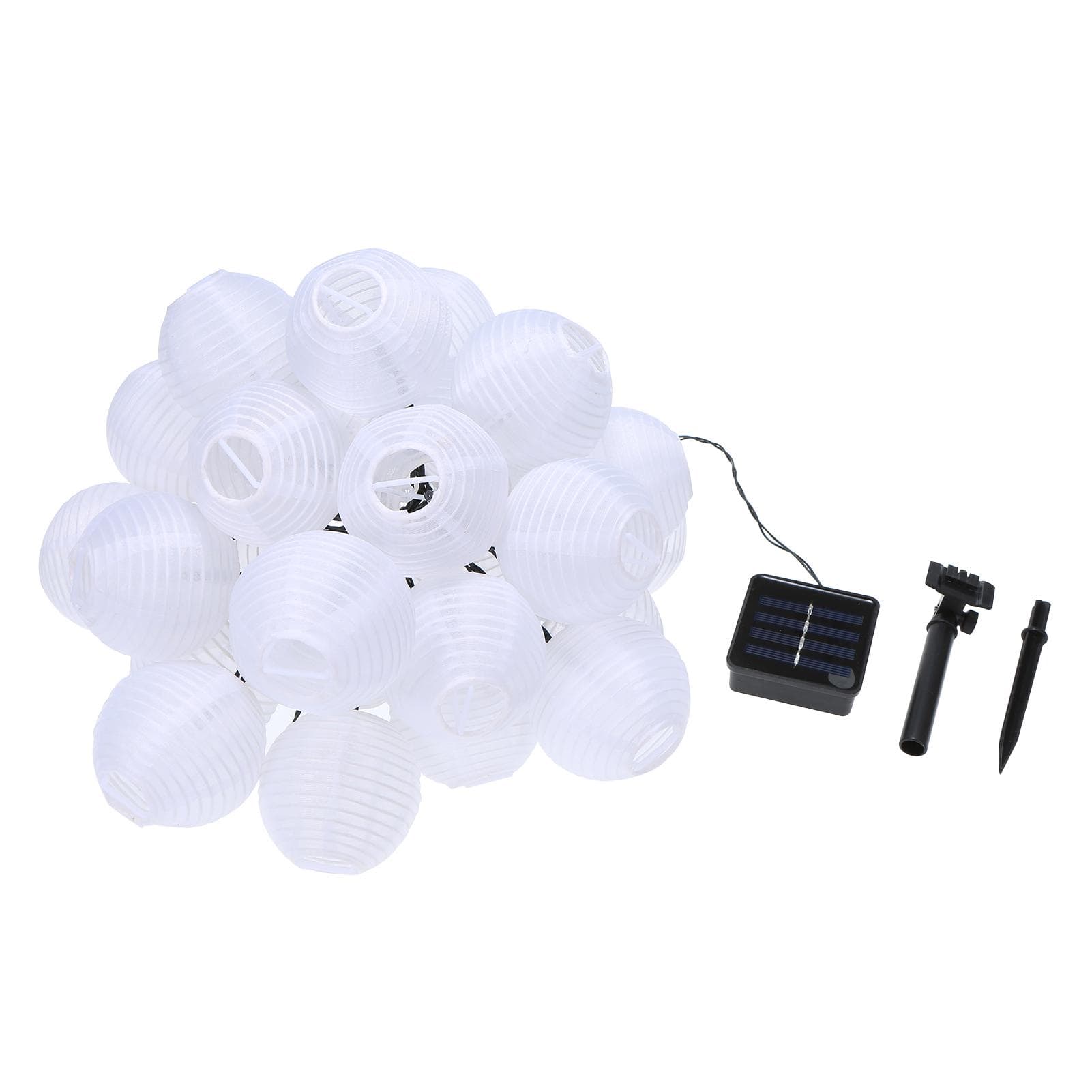 5Meters/16.4Ft 20 LEDs Solar Powered Energy Fairy String Lantern Light Lawn Lamp with Constant white
