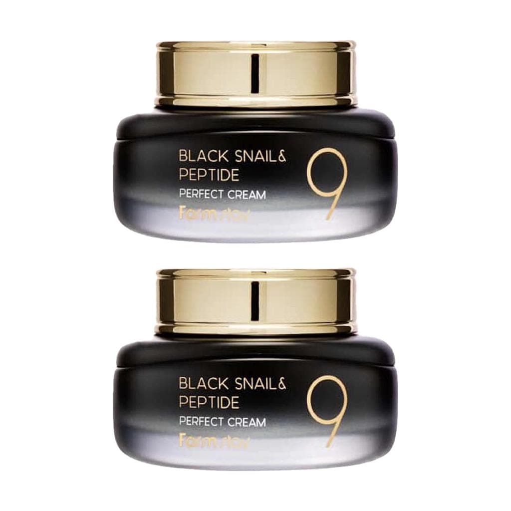 Anti-Wrinkle Facial Cream with Black Snail Extract and Peptides 55ml 2pcs