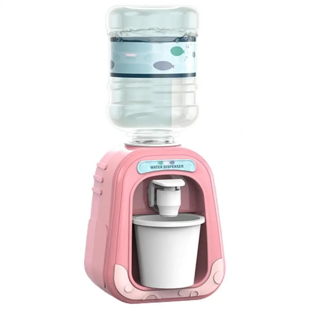 1PC Baby Kids Mini Water Dispenser for Children Gift Cute Water Juice Milk Drinking Fountain Simulation Cartoon Kitchen Toy