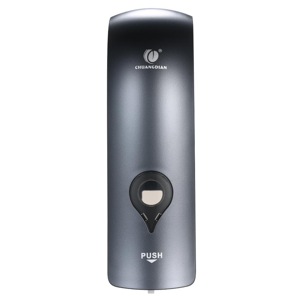 CHUANGDIAN 300ml Wall Mounted Single-Head Manual Soap Dispenser Shower Gel Liquid Shampoo Sanitizer grey