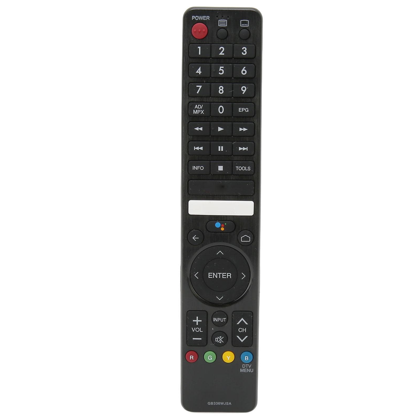 TV Remote Control with Voice Function Replacement for Sharp Netflix Voice LCD TV for GB345WJSA