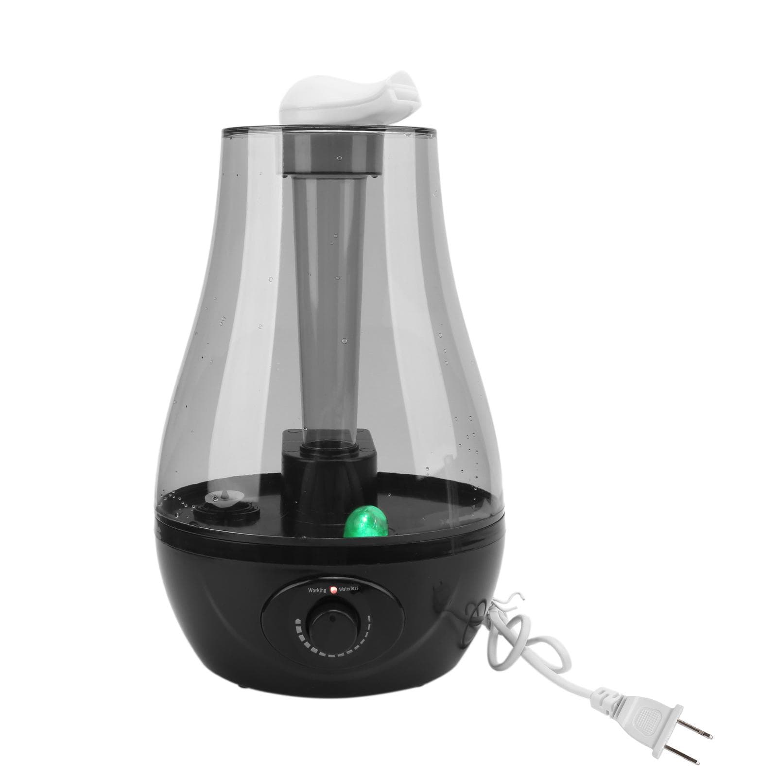 Air Humidifier 3L Large Capacity Double Spray with LED Lamp Humidifier Atomizer for Pet Household