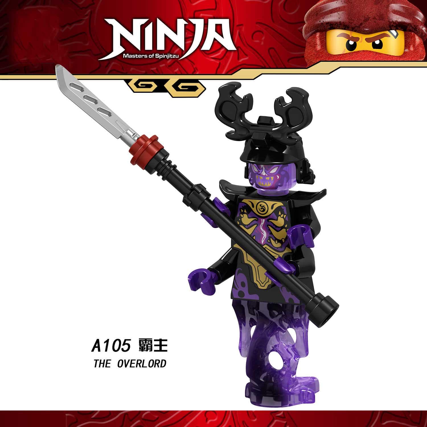 Ninja Figures Jay Kai Lloyd Nya Zane Cole Samurai X Master Wu Building Blocks Set Ninja Movie Action A105