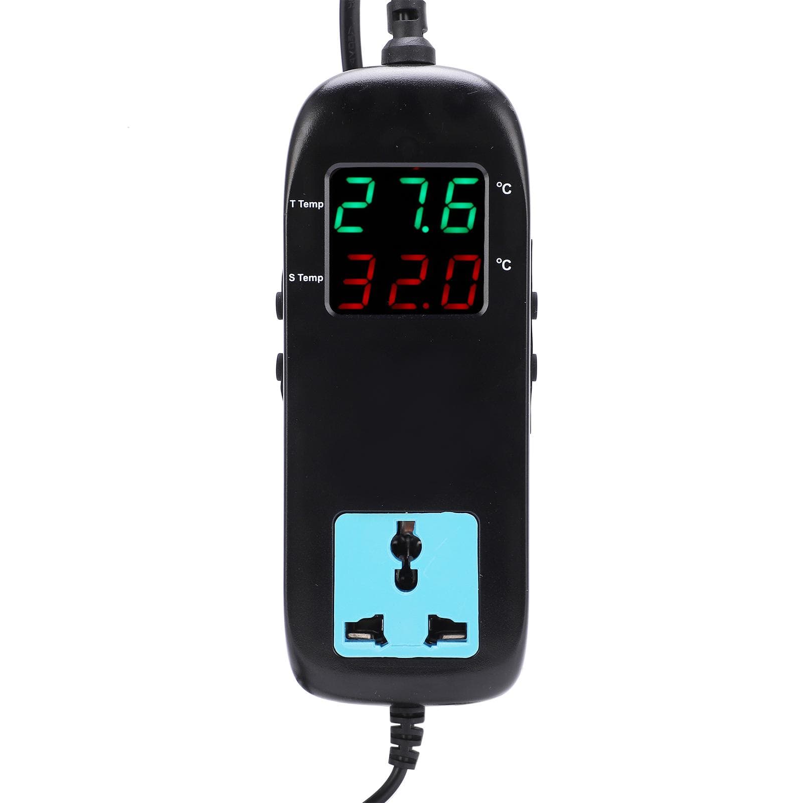Digital Display Thermostat Intelligent Electronic Temperature Controller Regulator AC ~