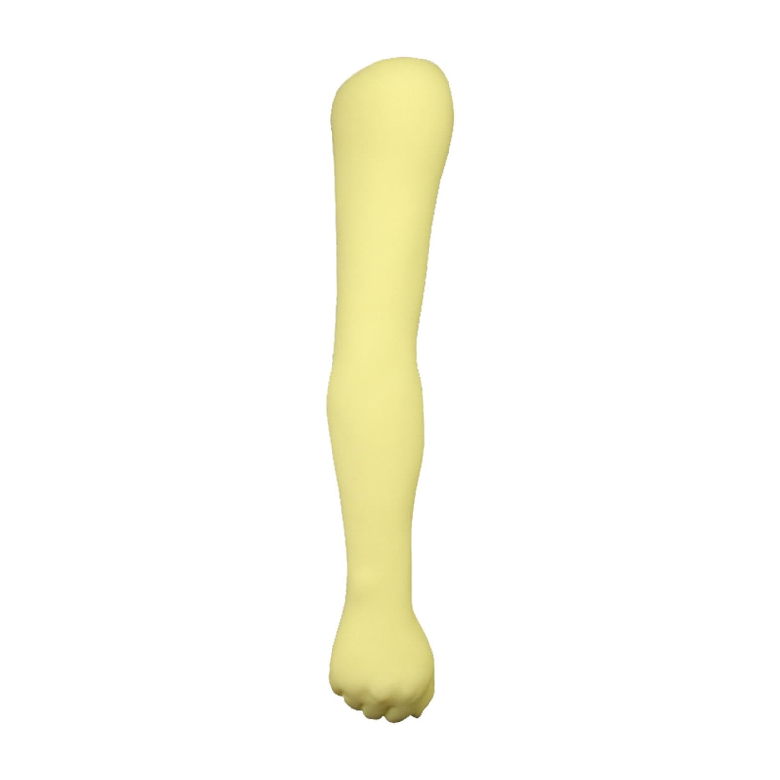 Full Arm Silicone Practice Fake Hand Simulation Shop Display Imitation Fake yellow