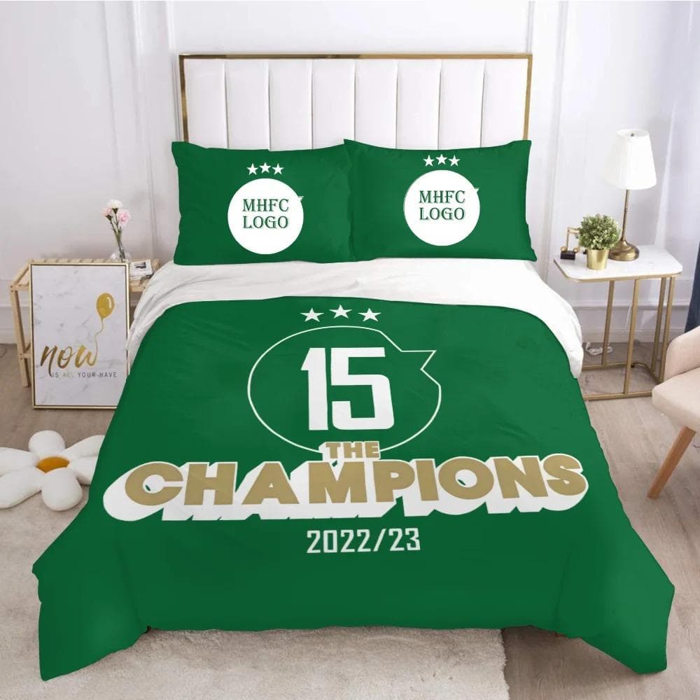 Israel MHFC Maccabi - Haifa Champions 15 Bedding Set Duvet Cover Bedroom Single Twin King Size Quilt Cover Home Textile 3PCS US Full 200x230cm