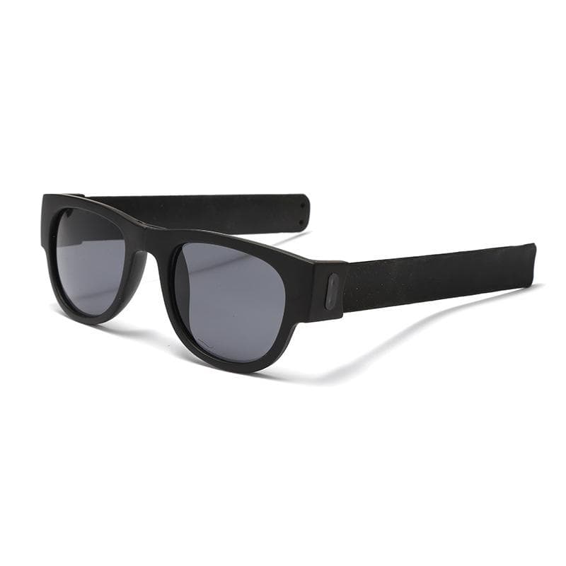 New Men Women Sports UV400 Sunglasses Fashion Cycling Driver Folding Sunshade Glasses Eyewear As shown in the figu
