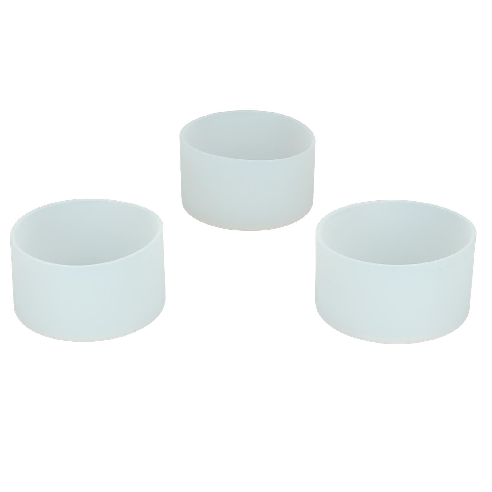 3 Pcs Silicone Cup Boot High Temperature Resistant Anti Slip Wear Scratch Water Bottle Bottom