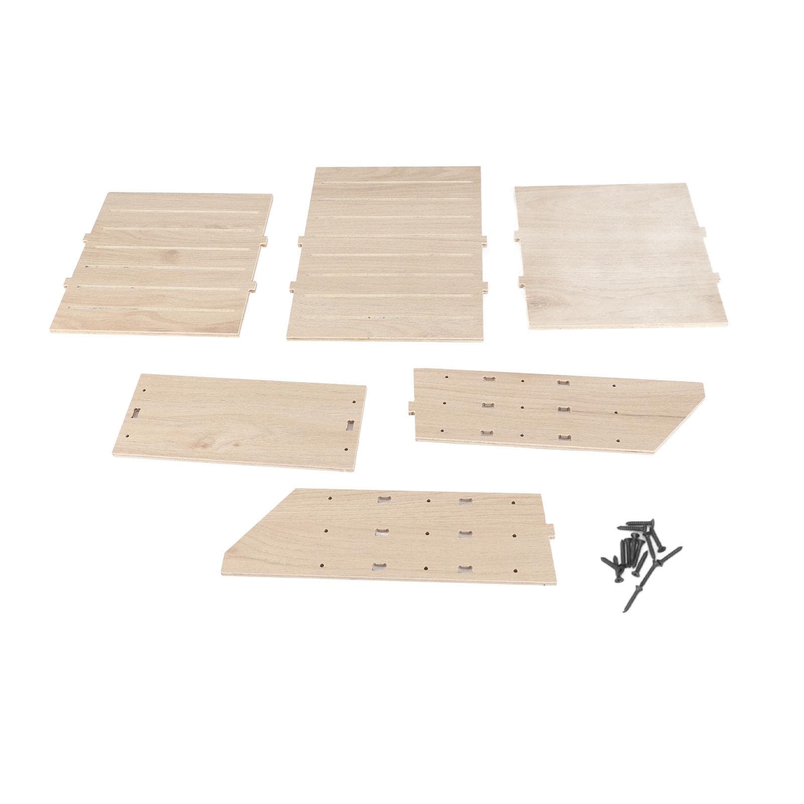 Bat House Handcrafted Weatherproof Corrosion Protection Wooden Bat Box for Outdoor Garden Wood