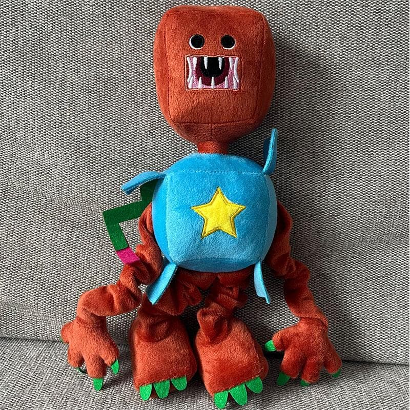 New Boxy Boo Toy Cartoon Game Peripheral Dolls Red Robot Filled Plush Dolls Holiday Gift Collection Dolls 30cm