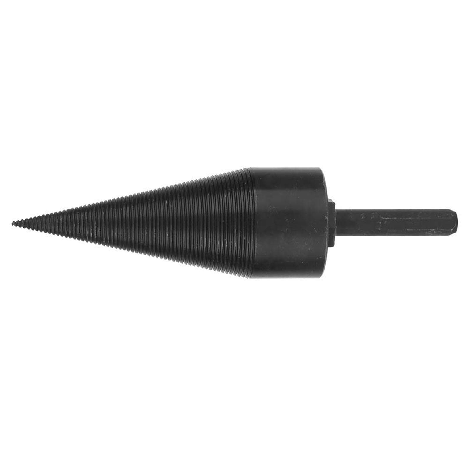 Black Triangle Shank Firewood Split Drill Bit Chop Tool for Electric Drill (42mm)