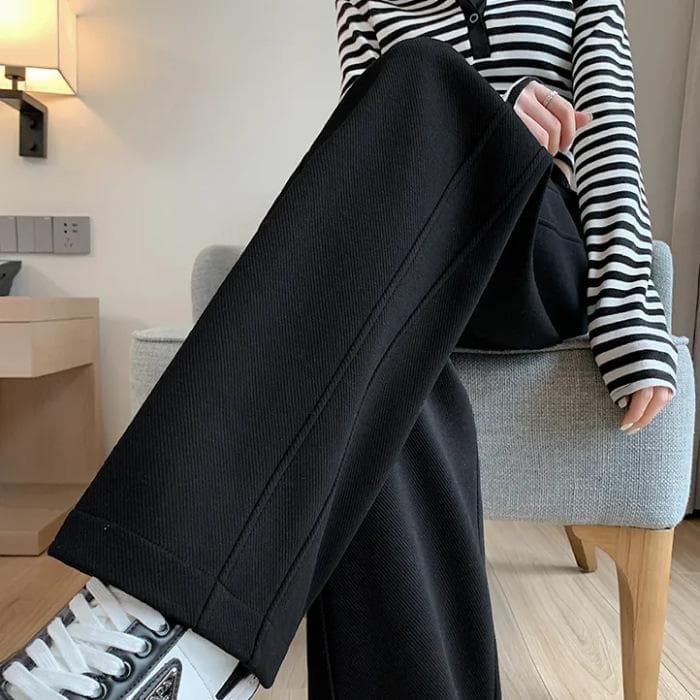 Banana Pants for Women In Spring and Summer New High Waist Droop Loose Straight Casual and Versatile Wide-leg Sports Pants XXL