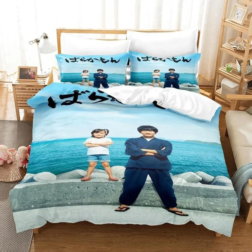 Barakamon Bedding Set Single Twin Full Queen King Size Bed Set Adult Kid Bedroom Duvet cover Sets 3D Anime Bed Sheet Set 70x133cm 2pcs