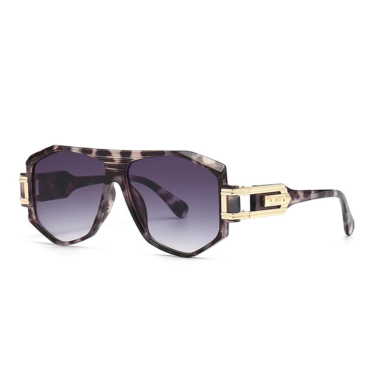 Retro Square Sunglasses For Men Women UV400 Protection Cyberpunk Style Anti Glare For Fishing Travel Driving