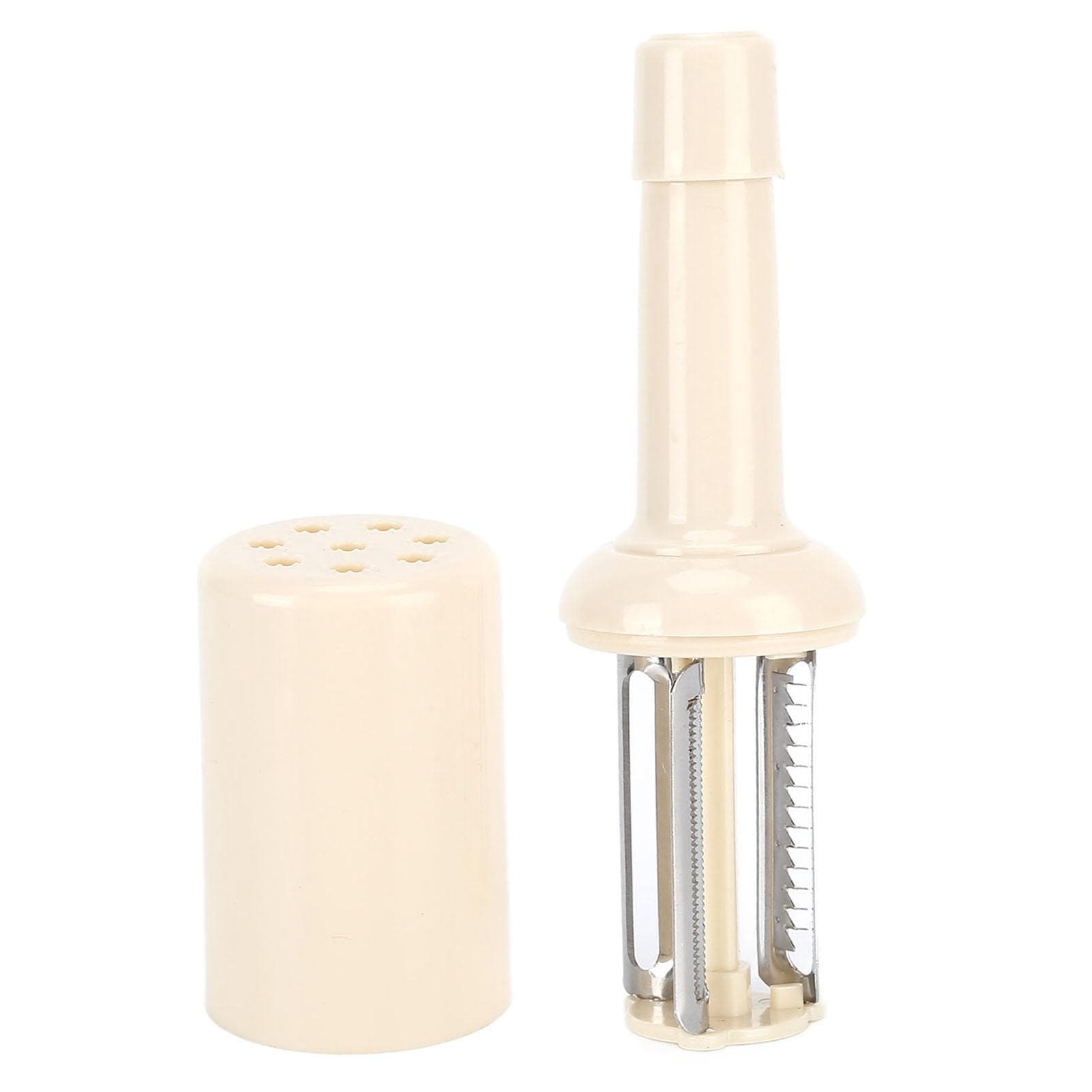 Household Peeler Bottle Shape Durable Fruit Potato Carrot Peeler Kitchen Tool SuppliesGray beige