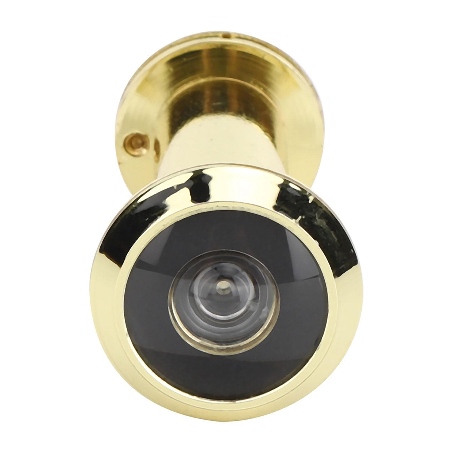 Anti Theft 220 Degree Viewing Angle Safety Door Viewer with Back Cover for Home Use(Gold )