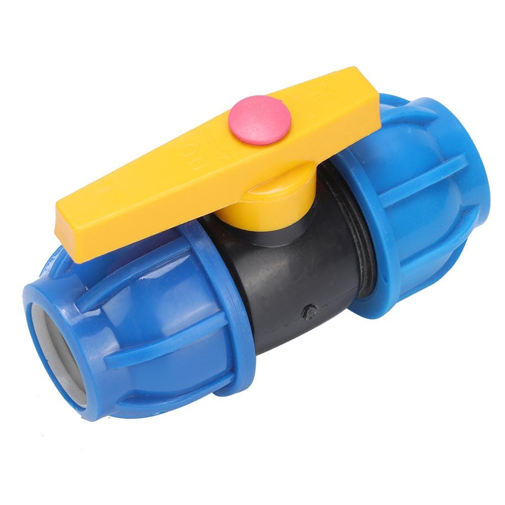 High Quality PE Water Pipe Fittings Valve Adapter Quick Ball Valve Replacement 32mm