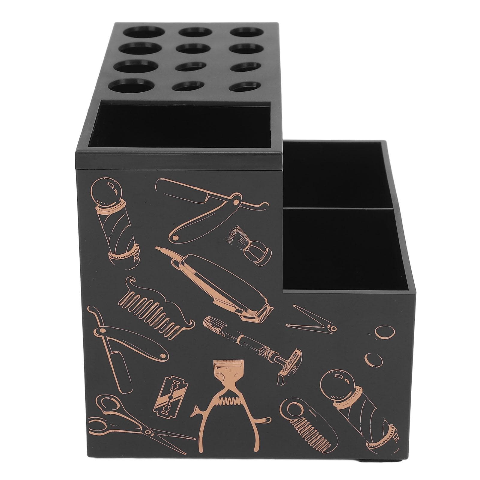 Barber Scissors Holder Box Salon Scissors Holder Rack Shaving Tool Organizer Cosmetic Storage Box