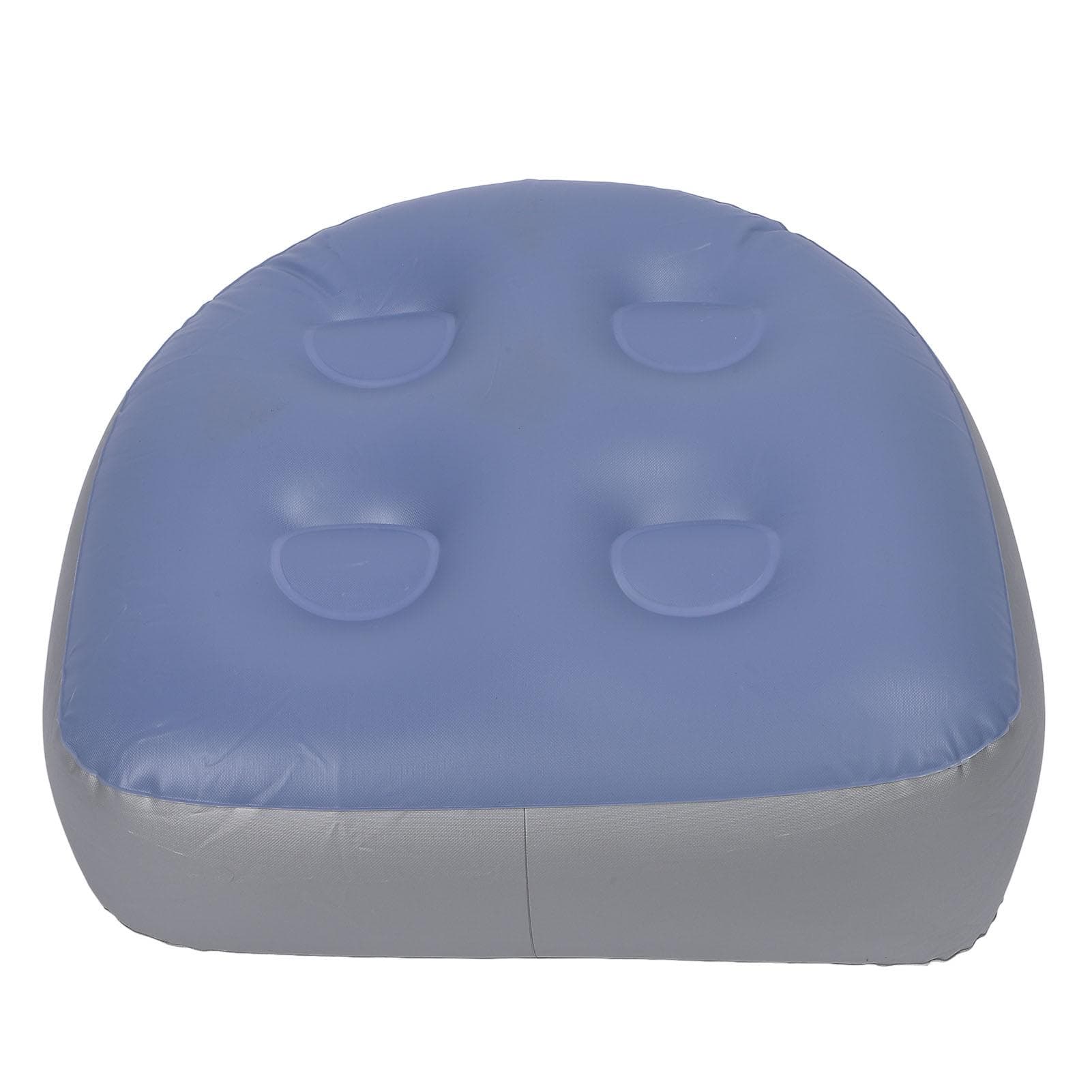 Spa Inflatable Cushion Hot Tub Mat Water Resistant Bathtub Backrest Pillow for Bathtubs Spas Pools blue