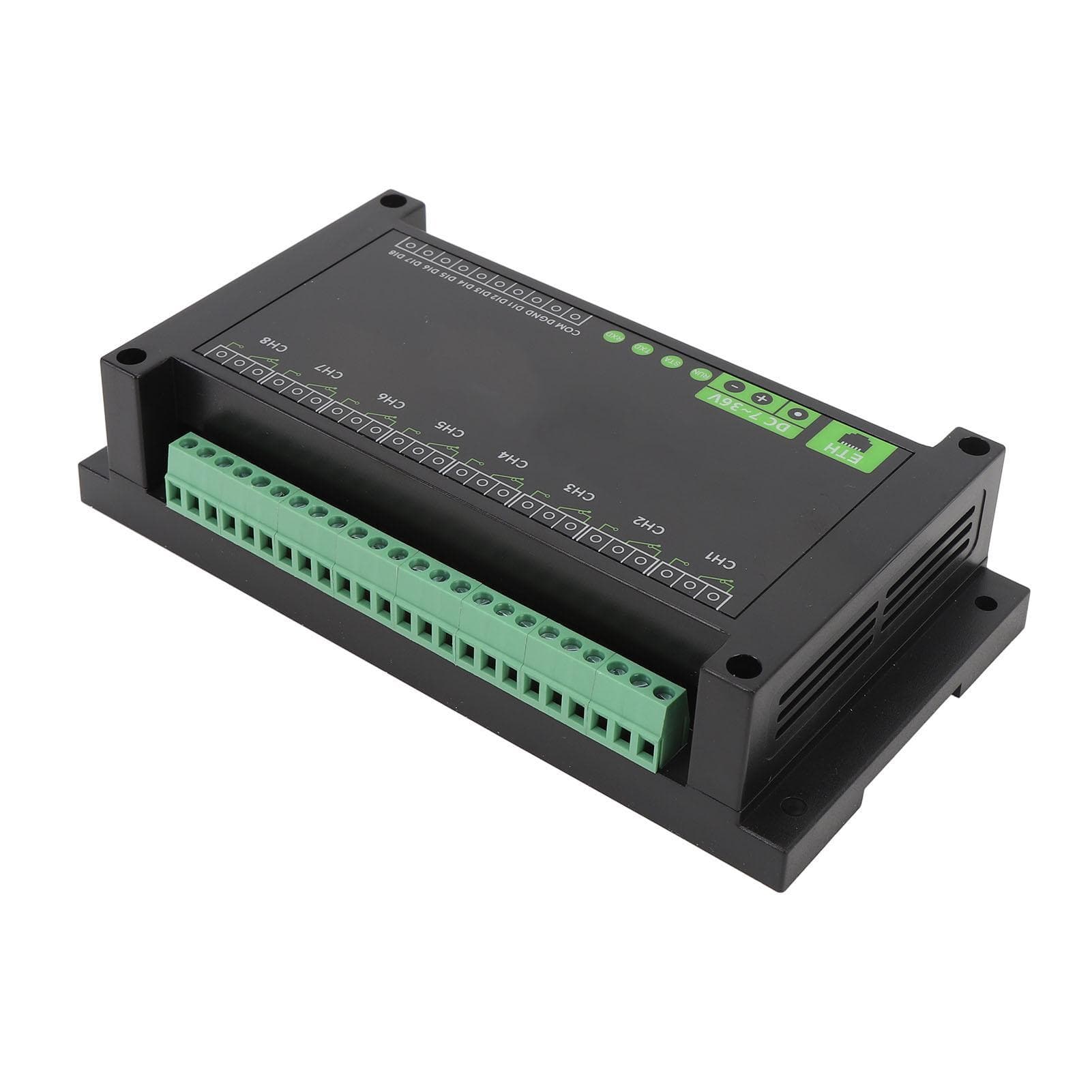 8CH Ethernet Relay Module for RTU Protocol PoE Port Communicating with Various Isolation Guard