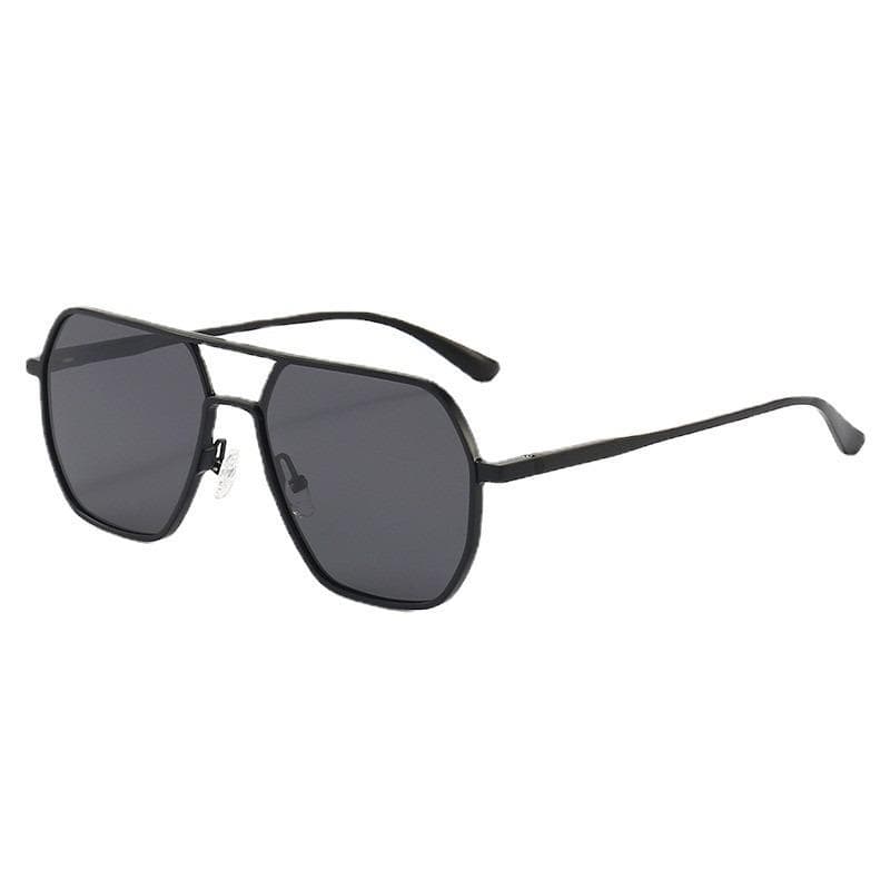 New Metal Double Beam Photochromic Sunglasses for Men Women Night Vision Driving Glasses Fashion Shade UV Protection