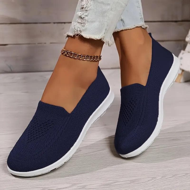 Women's Large-sized Casual Shoes, Old Beijing Cloth Shoes, and Women's Sports Shoes 42 navy blue