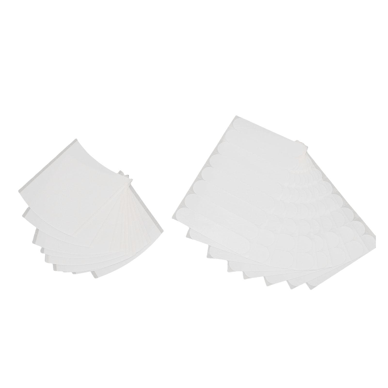 2 Set Skin Clothing Tape Double Sided Body Dress Clothes Hem Non Exposure 10Pcs Round and 10Pcs