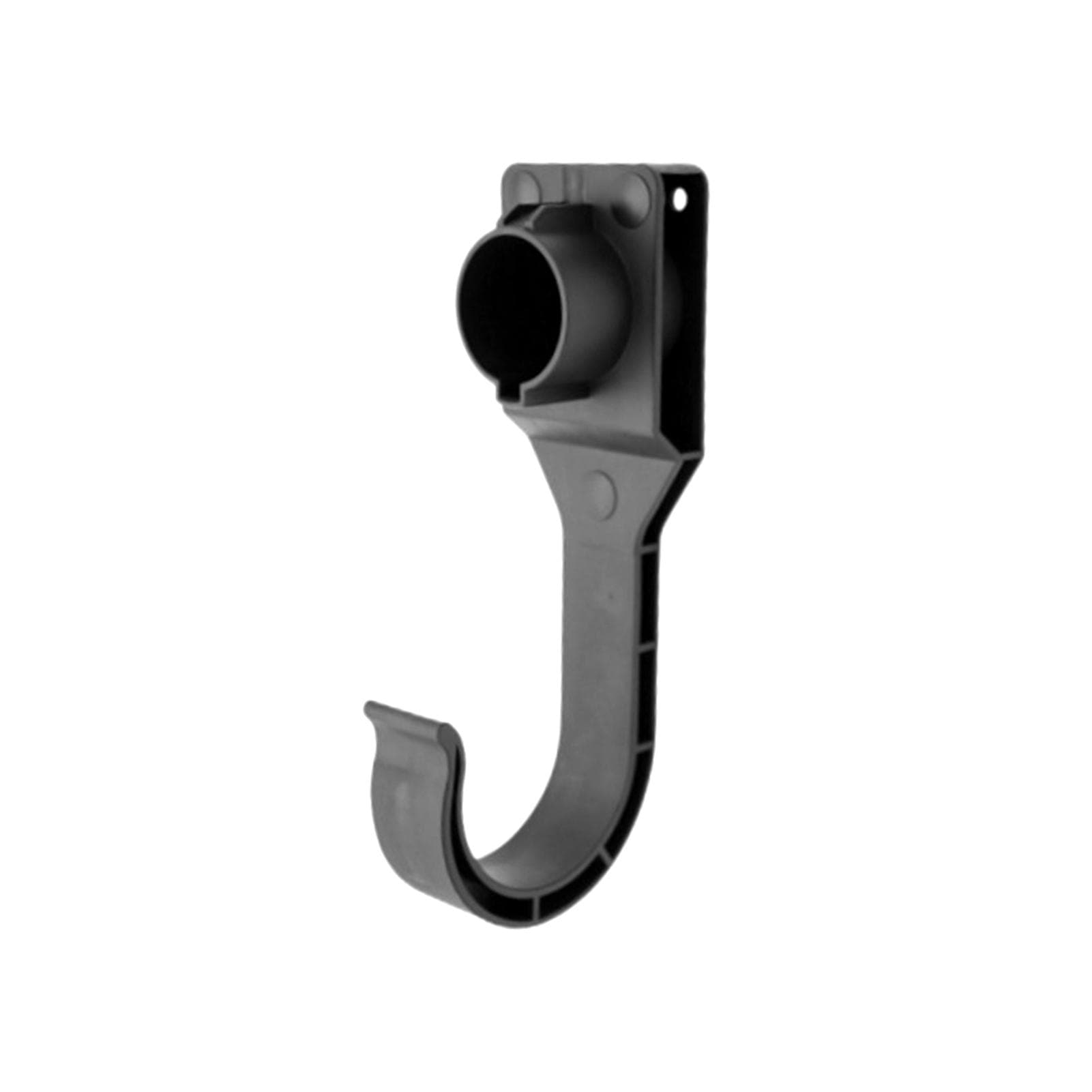 EV Charger Holder for EVSE J1772 Electric Vehicle EV Car Wall-Mount Gun-Head Socket Connector black