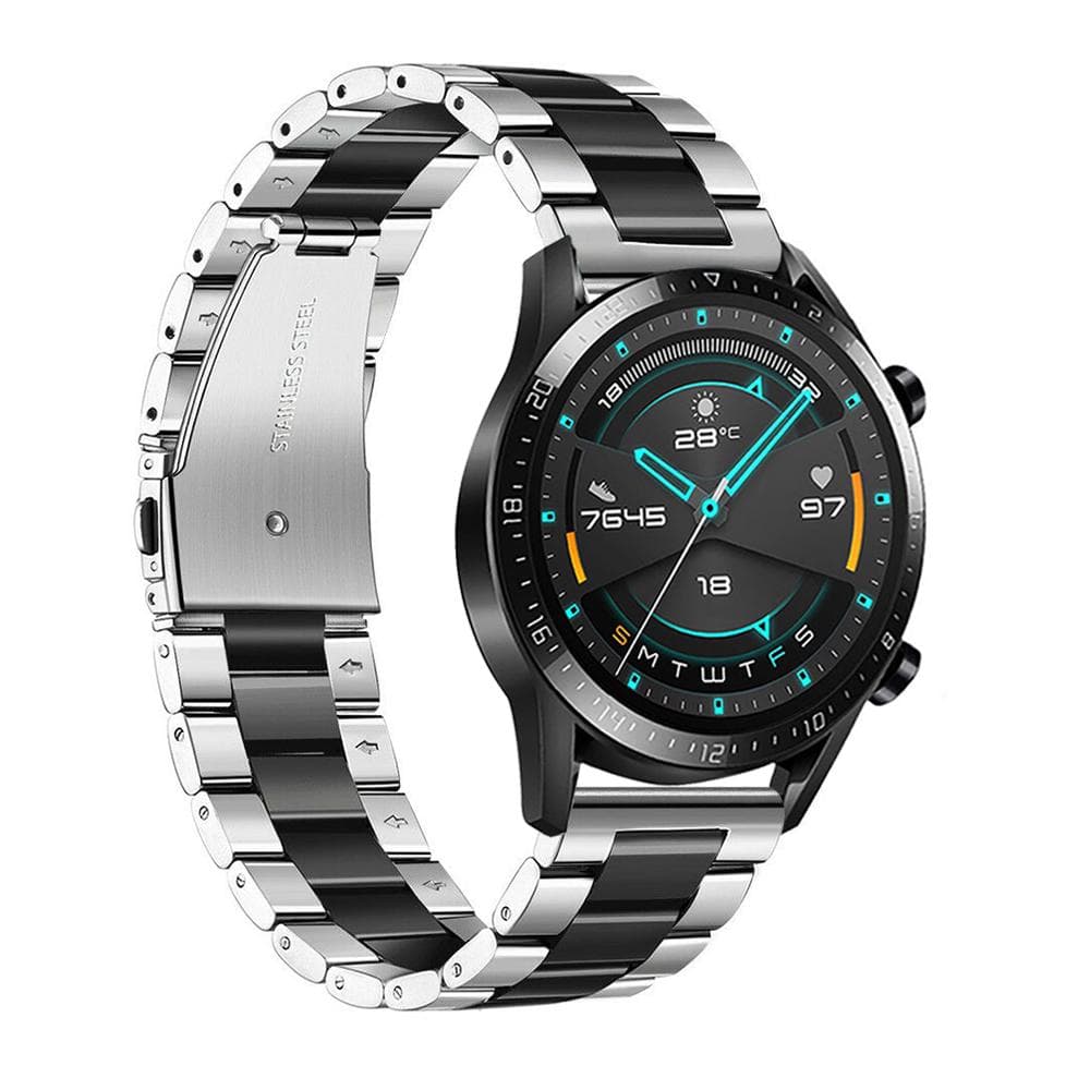 22mm Watchband Stainless Steel Watch Band Strap Wristband Replacement for HUAWEI WATCH GT2 46mm / HONOR MagicWatch2 46mm / HONOR MagicWatch multicolour