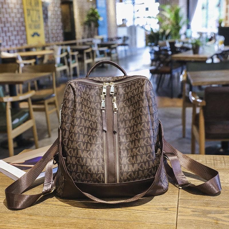 Fashion Vintage Printed Backpack Female Spring Summer Large Capacity Anti-theft Backpack Leisure Travel Bag