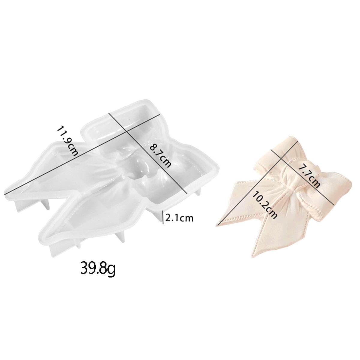 Jewelry Display Tray Silicone Mold DIY Bow Lace Shape Dish Cement Plaster Mould Plate Epoxy Resin Craft Casting Mould Home Decor