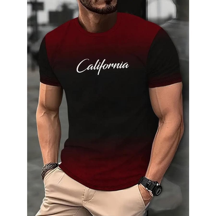 XL-7XL Oversized Men Tee Tops O Neck Short Sleeve 3D Flash Printed Tee Casual Man Summer Plus Size T-Shirts 6XL