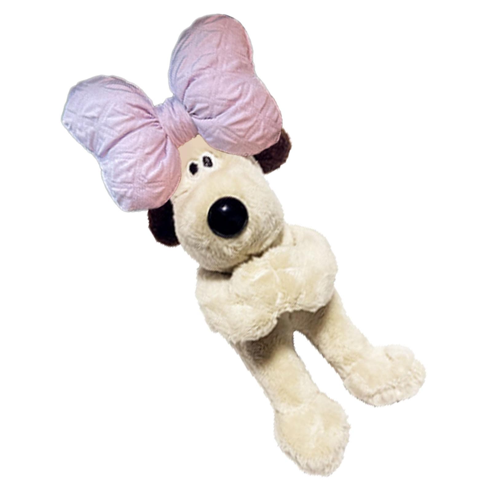 Car Turn Signal Wiper Cartoon Decoration Mini Cute Dog Plush Toy Interior Accessories Doll purple