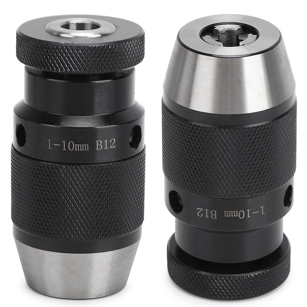 B12 Self Tighten Drill Chuck Milling Machine Automatic Locking Drill Chuck CNC Lathe Parts