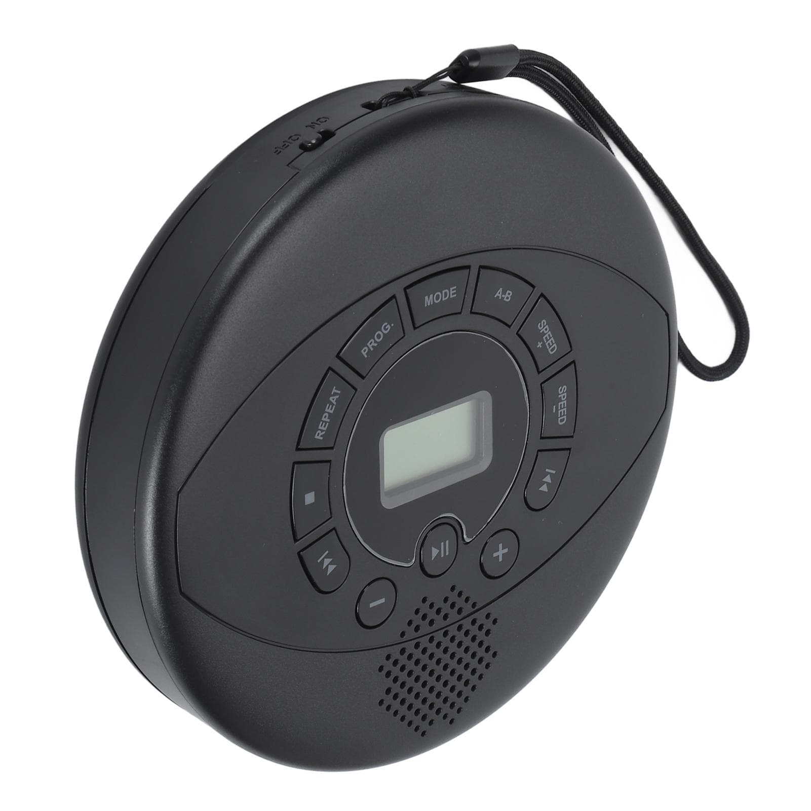 Portable CD Player 1500mAh Rechargeable CD Music Player Support CD CD‑RW MP3 with Speaker for Home