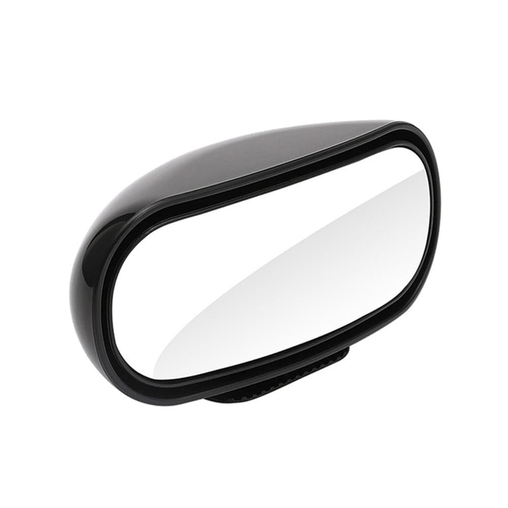 Car Rear View Mirror 360 degrees Rotation Blind Spot Mirror Stick-on Rearview Mirror Wide Angle Baby View black