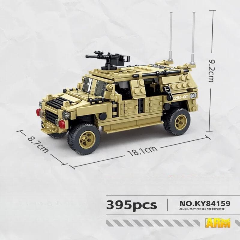 WW2 Military Vehicles Armored Tank Transportor SWAT Army Soldiers Car Building Blocks Toy Matching Assembly Boys Childrens Birthday Gift No Box