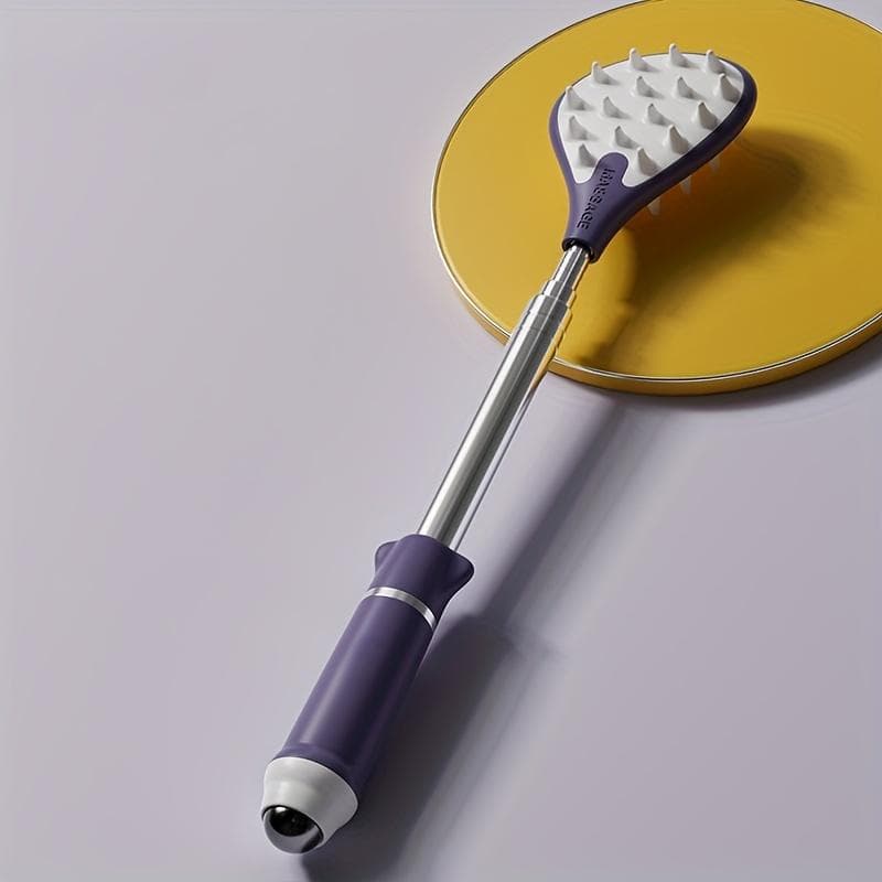 Back Scratcher Telescopic Scratching Back Scratcher Massager Scraper Extendable Telescoping Back Massage Relaxation purple