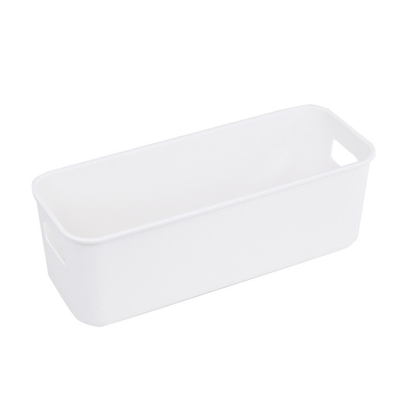 Plastic Desktop Storage Box Rectangular Large Capacity Portable Sundry Stationery Organizer for